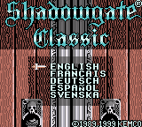 Shadowgate Classic (USA, Europe) (En,Fr,De,Es,Sv) (Rev 1) (GB Compatible)